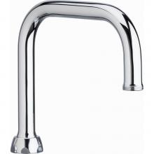 Chicago Faucets DB6AJKABCP - DOUBLE BEND SPOUT A TYPE END