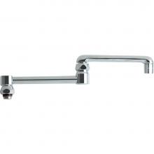 Chicago Faucets DJ13JKABCP - DOUBLE JOINTED SWING SPOUT