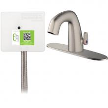 Chicago Faucets EQ-A23A-15ABBN - LAV FAUCET EQ IR RND 8P BATT DS EXT 1070