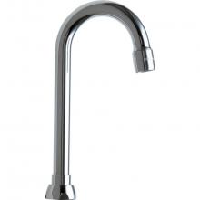 Chicago Faucets GN1AE35JKABCP - 8'' GN SPOUT W/ E35 AERATOR