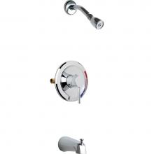 Chicago Faucets SH-PB1-03-100 - Pressure Balancing Tub and Shower Valve