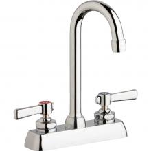 Chicago Faucets W4D-GN1AE35-369AB - WORKBOARD FAUCET, 4''