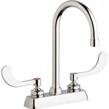 Chicago Faucets W4D-GN2AE35-317AB - WORKBOARD FAUCET, 4''