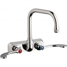 Chicago Faucets W4W-DB6AE1-317ABCP - WORKBOARD FAUCET, 4'' WALL