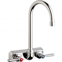 Chicago Faucets W4W-G2E35-369AB - WORKBOARD FAUCET, 4'' WALL