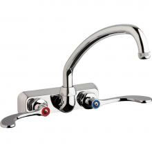 Chicago Faucets W4W-L9E1-317ABCP - WORKBOARD FAUCET, 4'' WALL