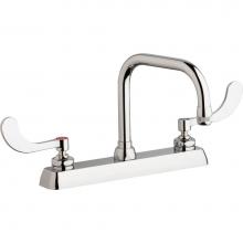 Chicago Faucets W8D-DB6AE1-317ABCP - WORKBOARD FAUCET, 8''