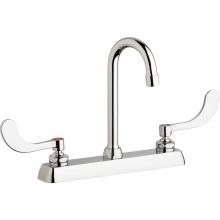 Chicago Faucets W8D-GN1AE35-317AB - WORKBOARD FAUCET, 8''