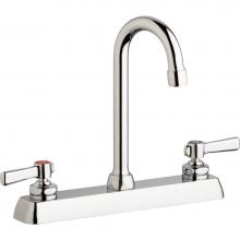 Chicago Faucets W8D-GN1AE35-369AB - WORKBOARD FAUCET, 8''