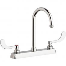 Chicago Faucets W8D-GN2AE1-317ABCP - WORKBOARD FAUCET, 8''