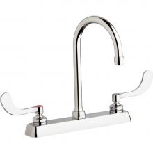 Chicago Faucets W8D-GN2AE35-317AB - WORKBOARD FAUCET, 8''