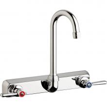 Chicago Faucets W8W-GN1AE35-369AB - WORKBOARD FAUCET, 8'' WALL