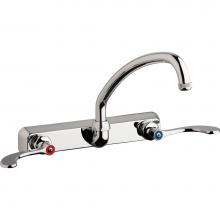 Chicago Faucets W8W-L9E1-317ABCP - WORKBOARD FAUCET, 8'' WALL