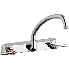 Chicago Faucets W8W-L9E1-369ABCP - WORKBOARD FAUCET, 8'' WALL