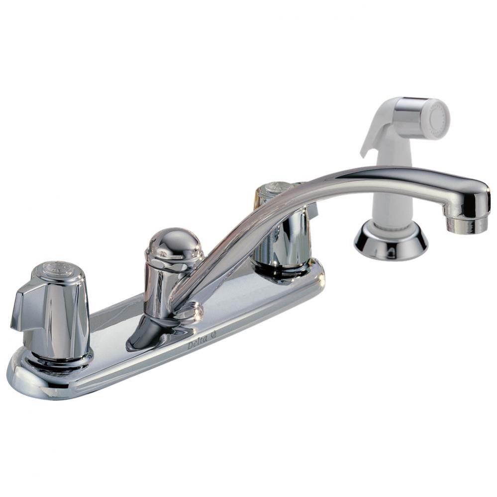 2100 / 2400 Series Two Handle Kitchen Faucet with Spray