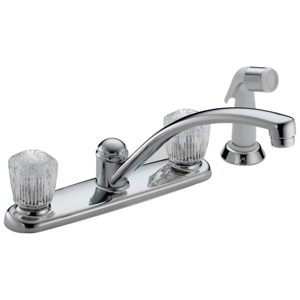 2100 / 2400 Series Two Handle Kitchen Faucet with Spray