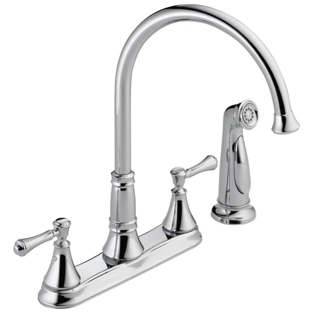 Cassidy™ Two Handle Kitchen Faucet with Spray