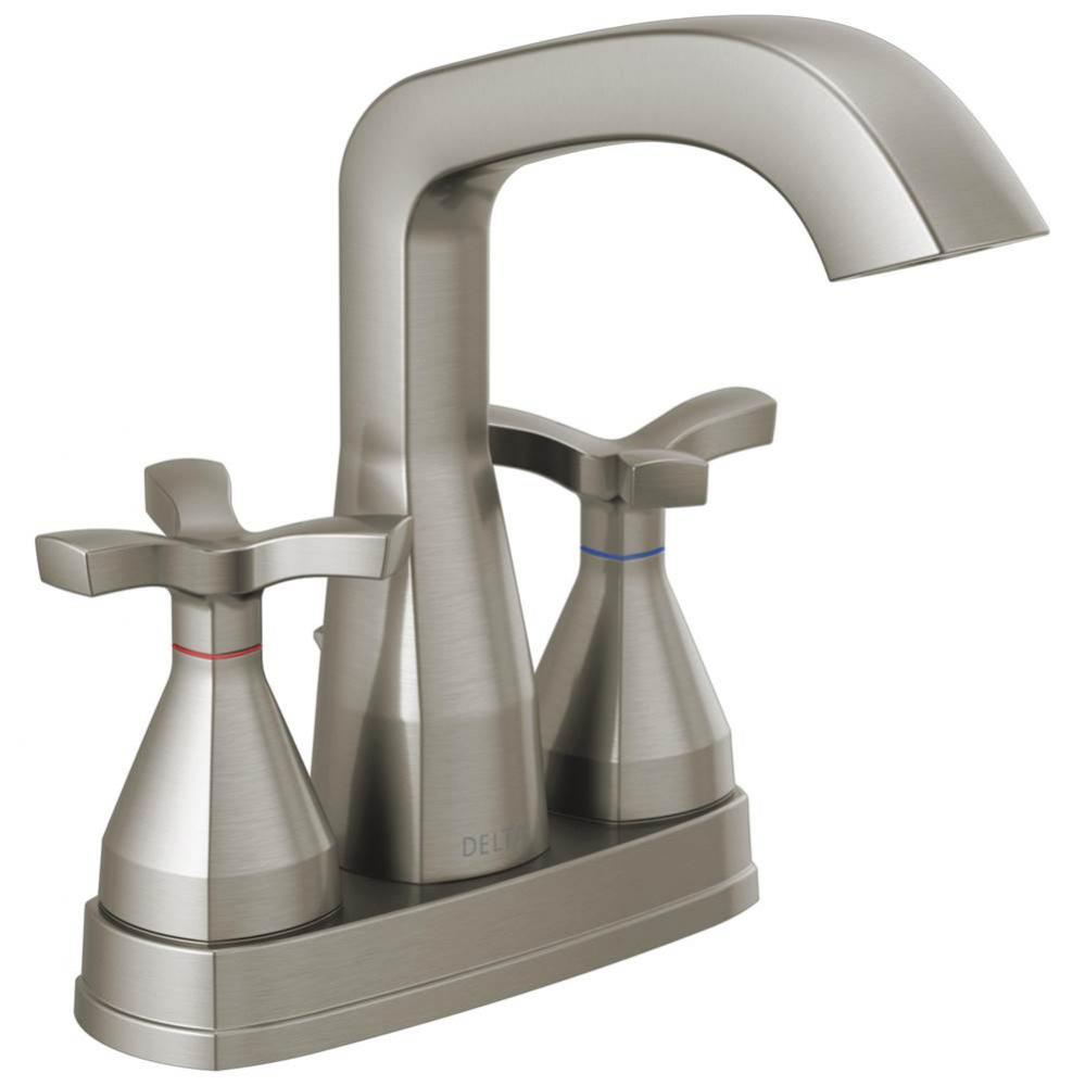 Stryke® Two Handle Centerset Bathroom Faucet With Pop-Up Drain