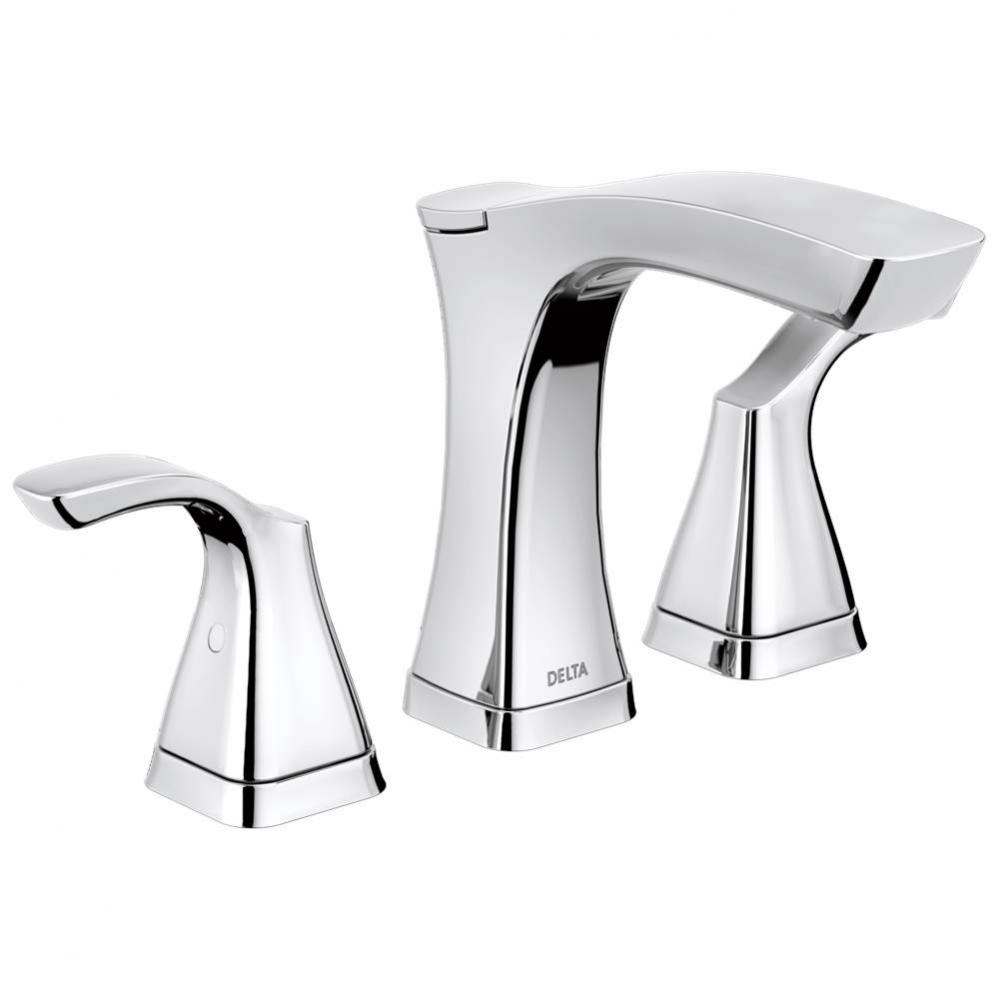 Tesla® Two Handle Widespread Bathroom Faucet - Metal Pop-Up