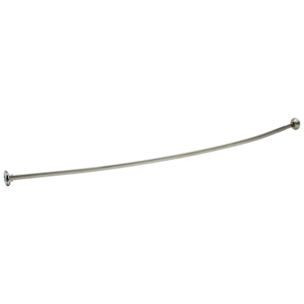 Other 1'' x 6' Curved Shower Rod with Brackets, 6'' Bow