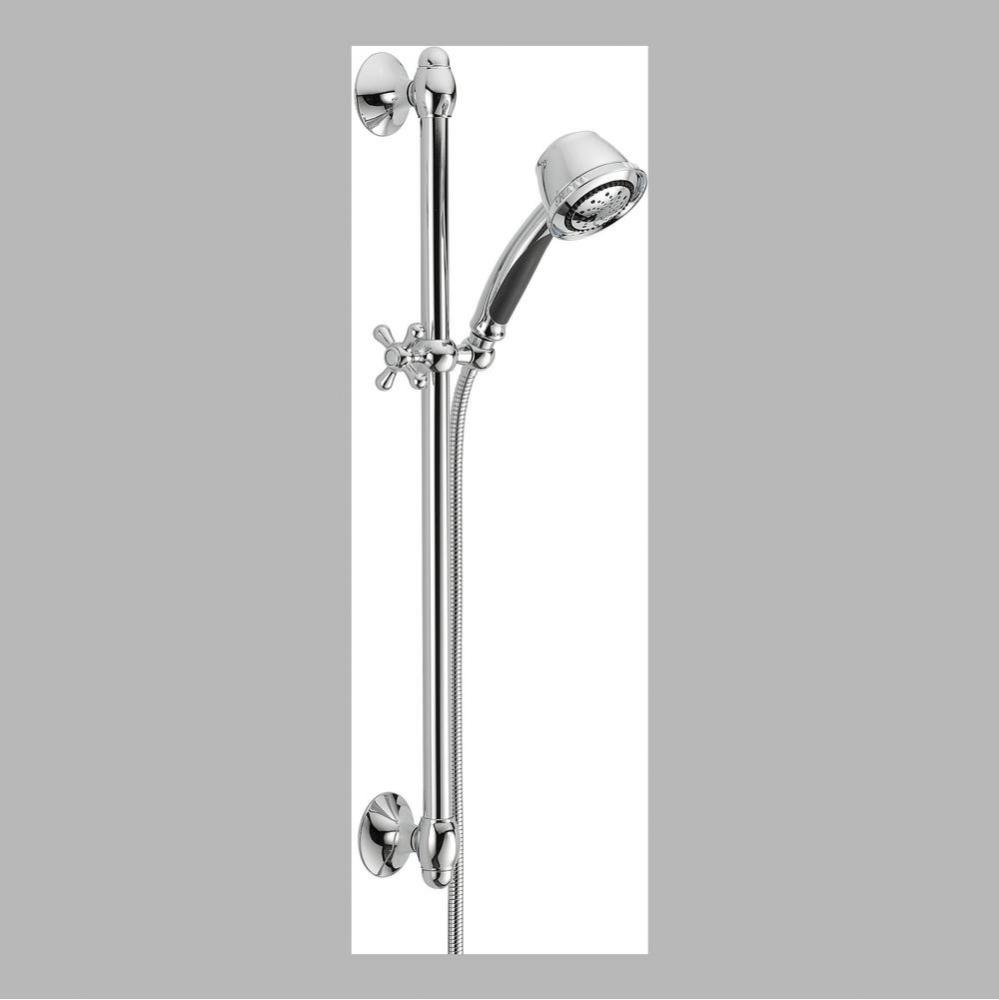 Delta Universal Showering Components: Premium 5-Setting Slide Bar Hand Shower
