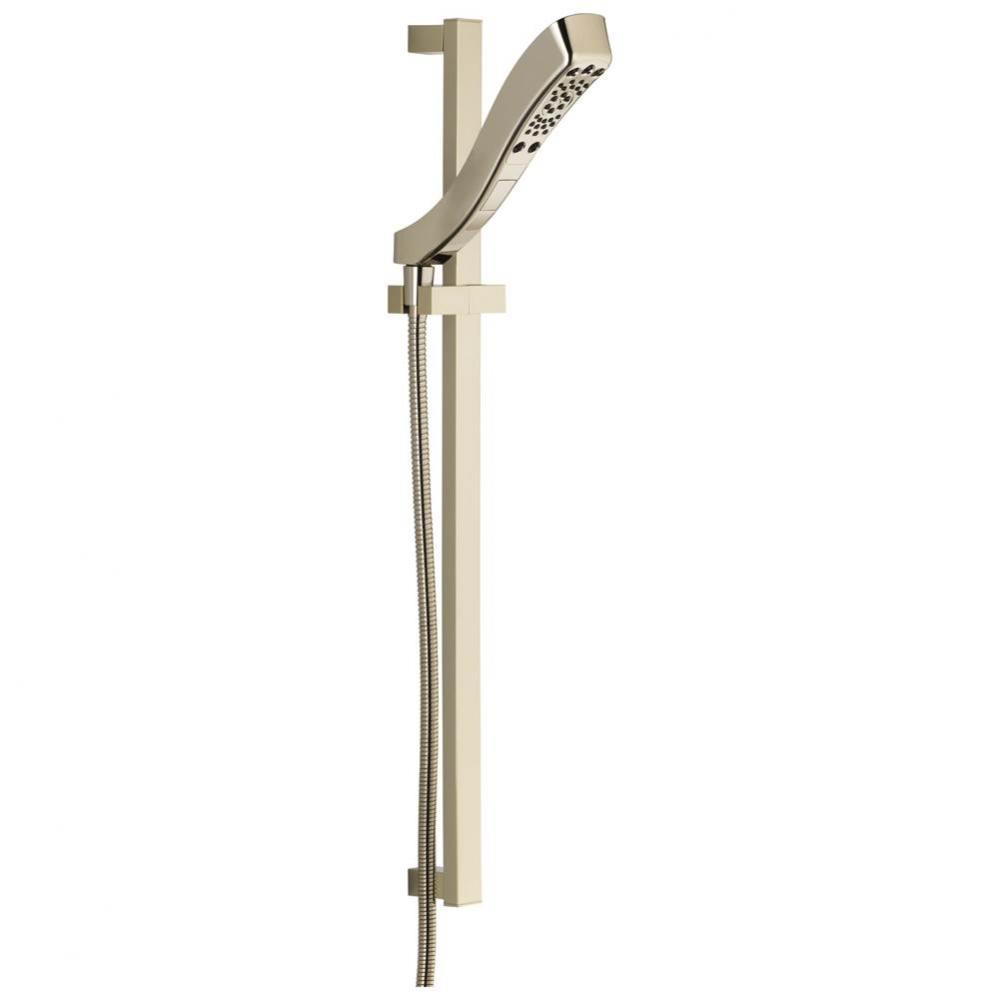 Universal Showering Components H2OKinetic®4-Setting Slide Bar Hand Shower