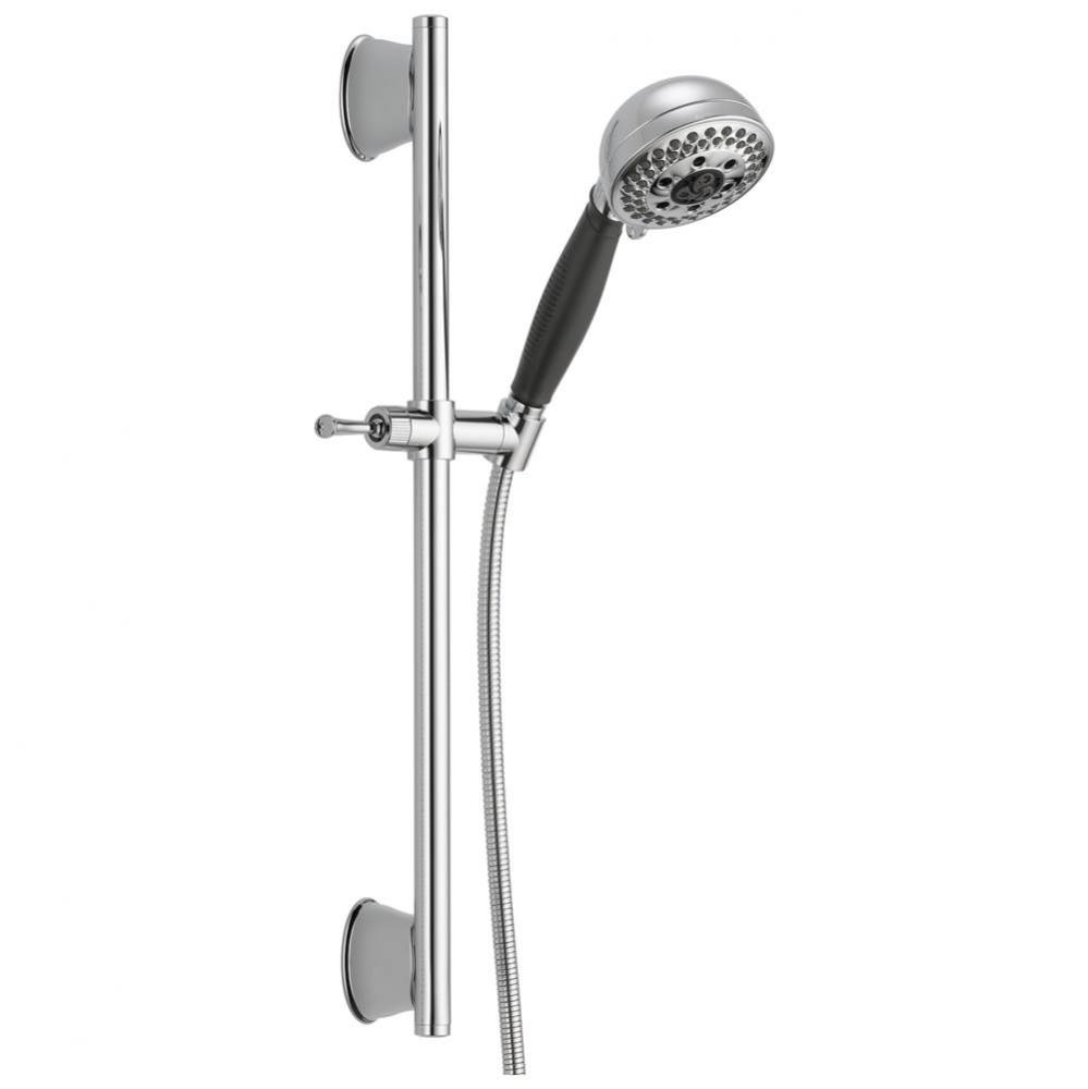 Universal Showering Components H2OKinetic® 5-Setting Slide Bar Hand Shower