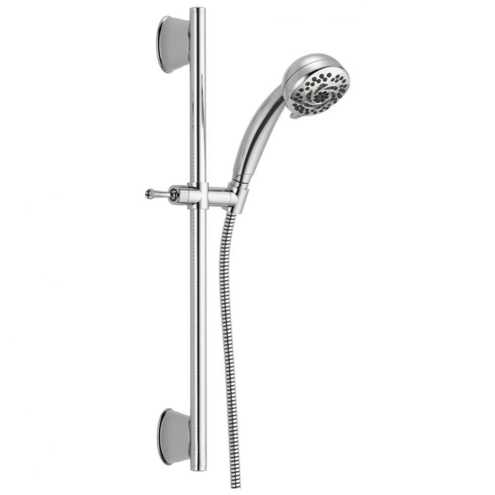 Universal Showering Components 5-Setting Slide Bar Hand Shower