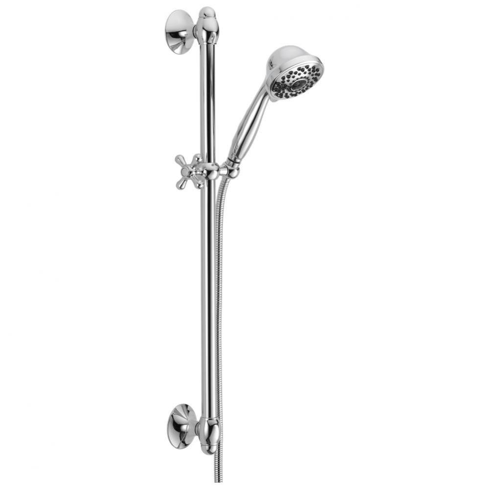 Universal Showering Components Premium 7-Setting Slide Bar Hand Shower