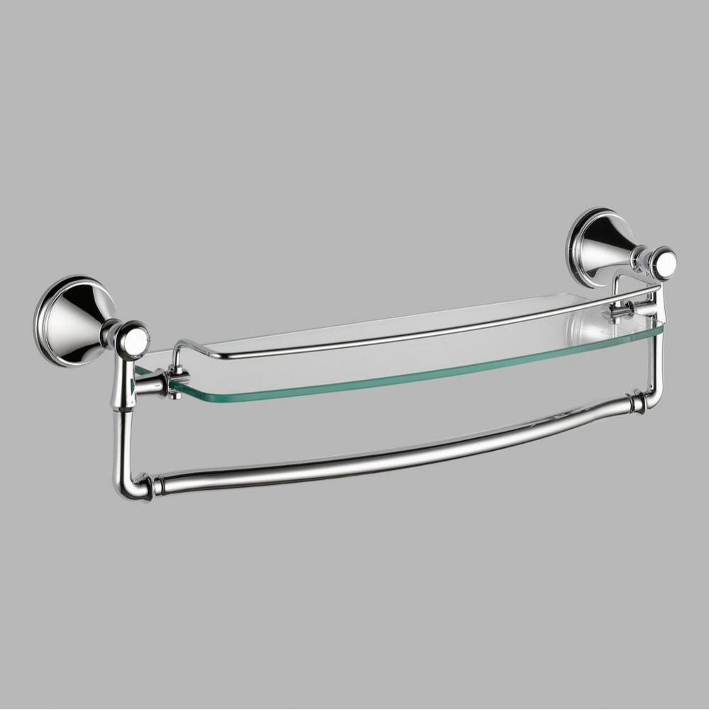 Delta Cassidy: 18'' Glass Shelf with Removable Bar