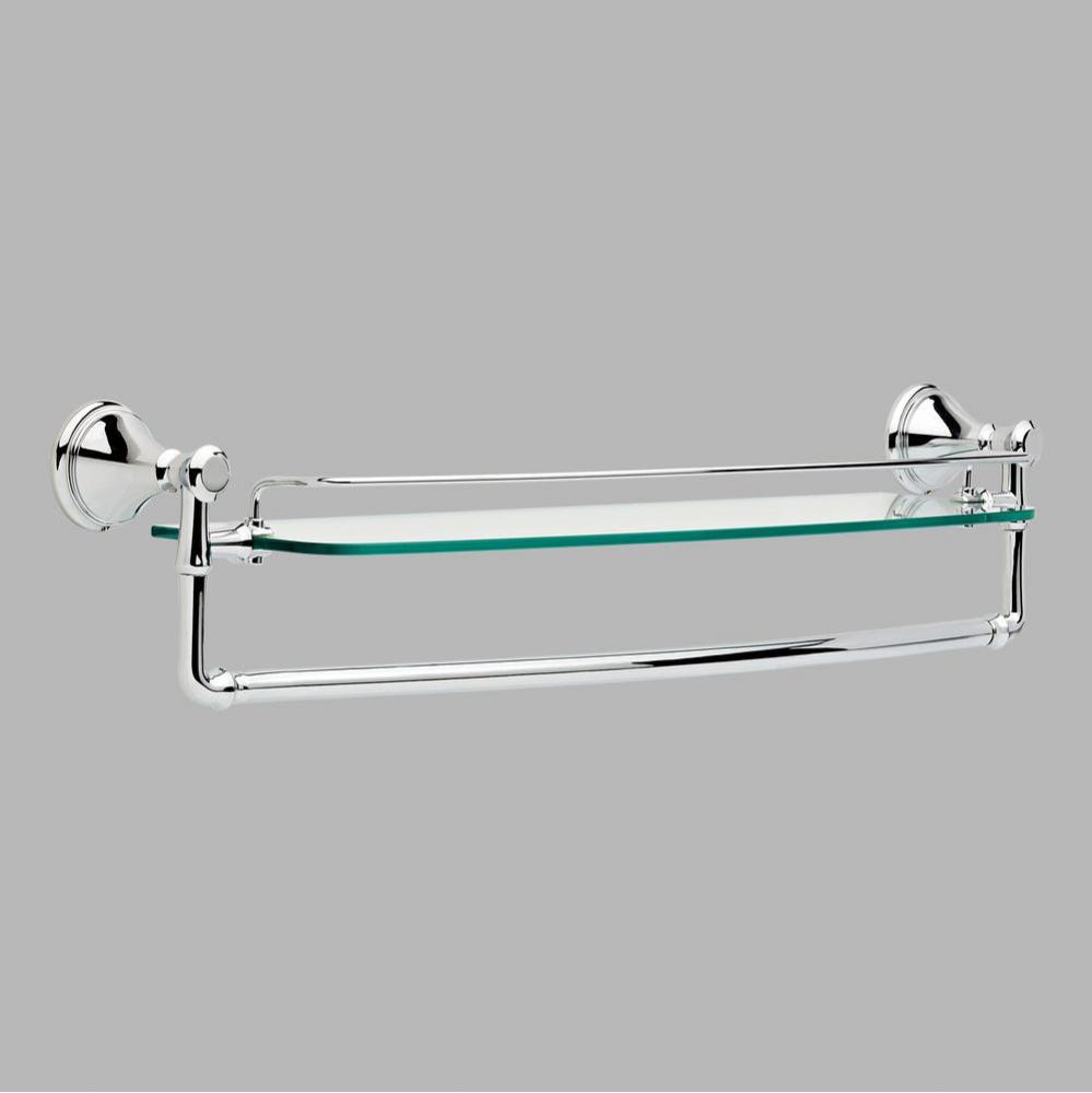 Delta Cassidy: 24'' Glass Shelf with Removable Bar