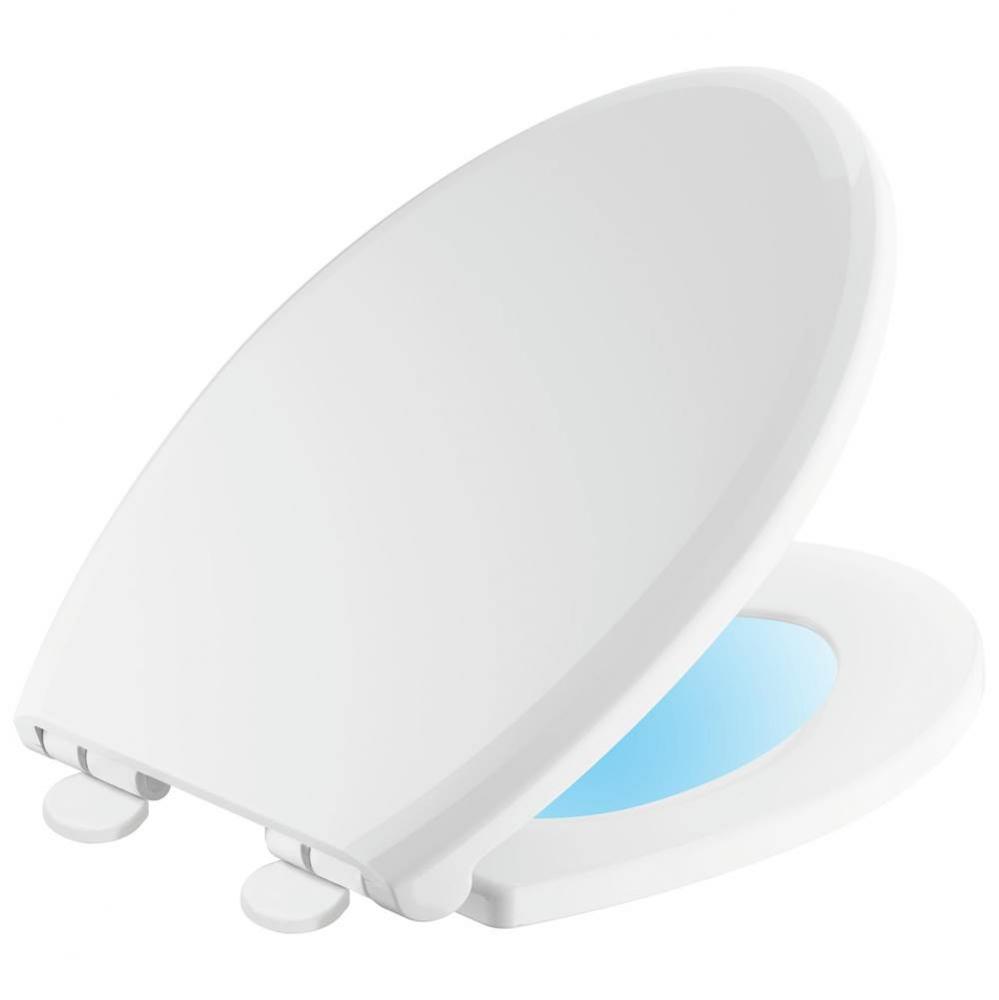 Sanborne® Elongated Slow-Close / Quick-Release Nightlight Seat