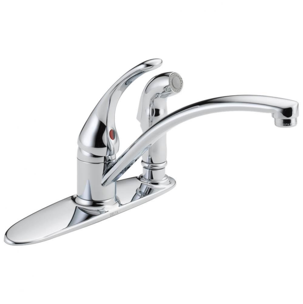 Foundations® Single Handle Kitchen Faucet with Integral Spray