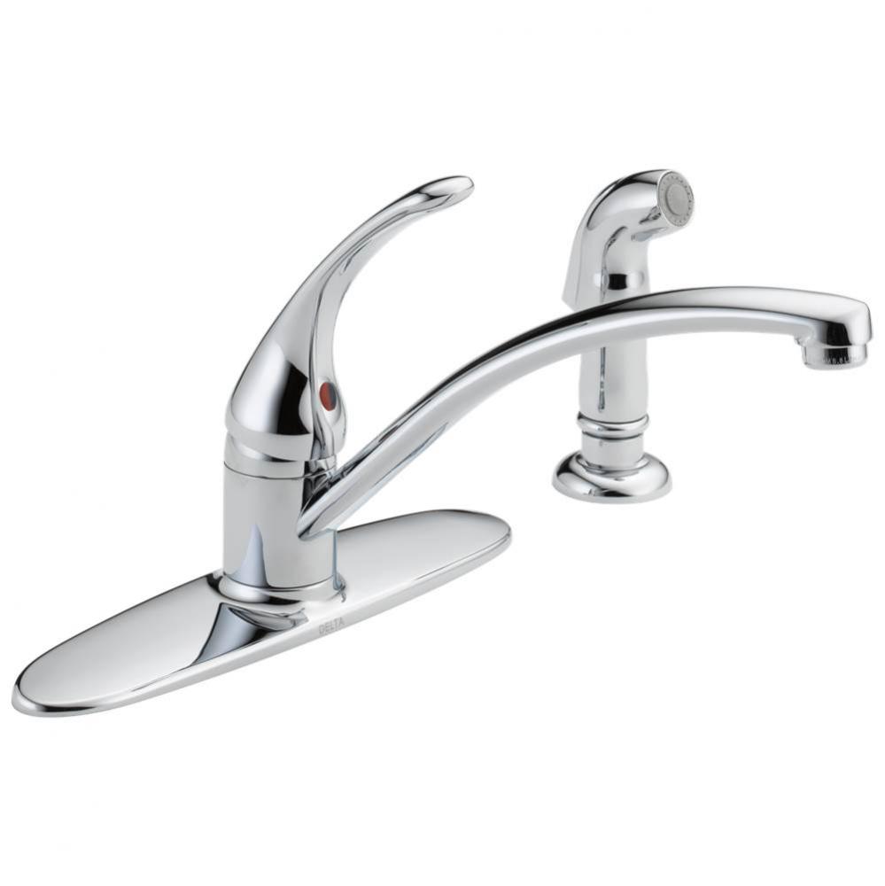 Foundations® Single Handle Kitchen Faucet with Spray