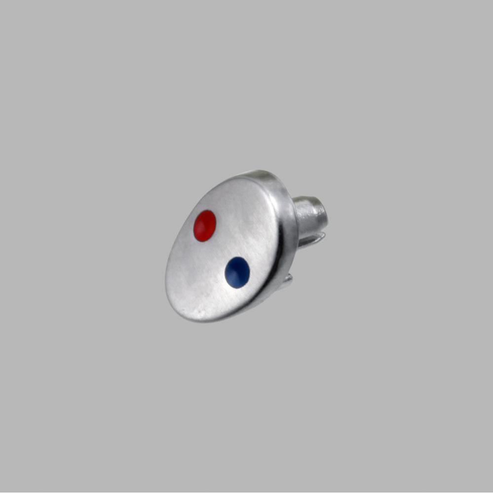 Pilar® Button - Red / Blue - Finished