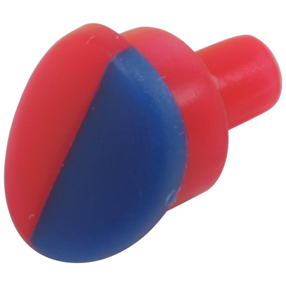 Classic Button - Red / Blue
