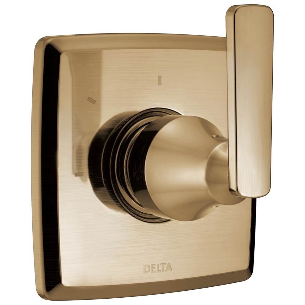 Ashlyn 3-Setting 2-Port Diverter Trim Champagne Bronze