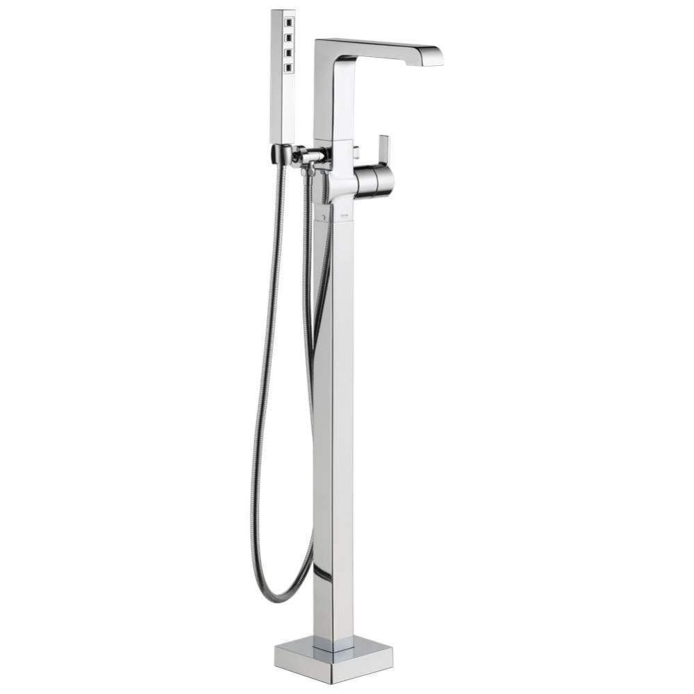 Ara® Single Handle Floor Mount Tub Filler Trim with Hand Shower
