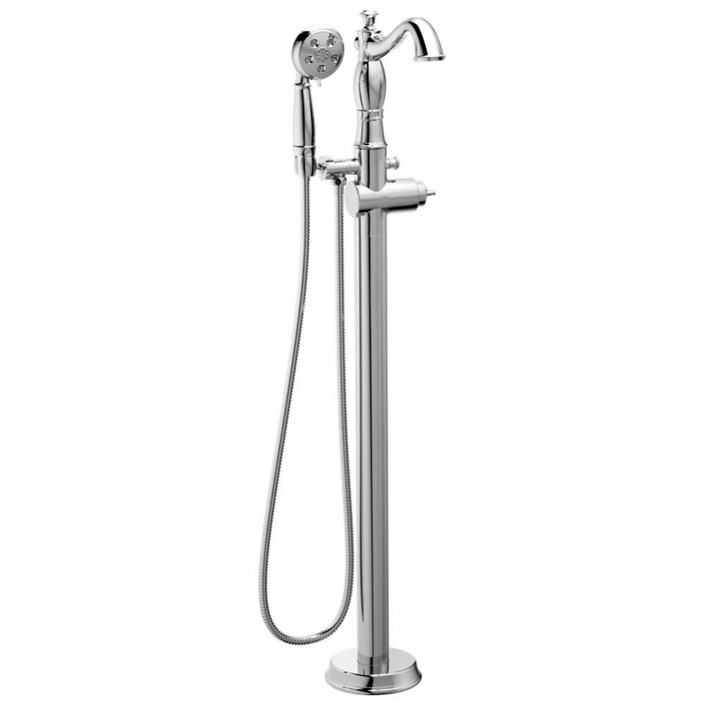 Cassidy™ Single Handle Floor Mount Tub Filler Trim with Hand Shower - Less Handle