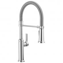 Delta Faucet 18829-DST - Rhett™ Pro Single Handle Pull-Down Kitchen Faucet With Spring Spout