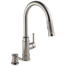 Delta Faucet 19935L-SPSD-DST - Allentown™ Single Handle Pull-Down Kitchen Faucet