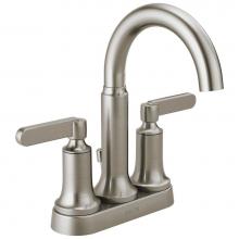 Delta Faucet 25769LF-SP - Alux™ Two Handle Centerset Bathroom Faucet With Pop-Up Drain