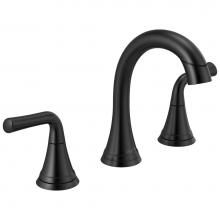 Delta Faucet 3533LF-BLPDMPU - Kayra™ Two Handle Widespread Pull-Down Bathroom Faucet