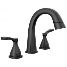 Delta Faucet 35775-BLPD-DST - Stryke® Two Handle Widespread Pull Down Bathroom Faucet