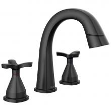 Delta Faucet 357756-BLPD-DST - Stryke® Two Handle Widespread Pull Down Bathroom Faucet