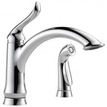 Delta Faucet 4453-DST - Linden™ Single Handle Kitchen Faucet with Spray