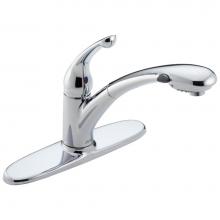 Delta Faucet 470-WE-DST - Signature Pullouts Single Handle Pull-Out Water-Efficient Kitchen Faucet