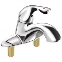Delta Faucet 505LF - Classic Single Handle Centerset Bathroom Faucet with City Shanks