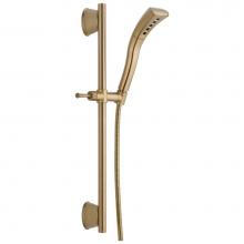 Delta Faucet 51579-CZ - Universal Showering Components H2OKinetic®Single-Setting Slide Bar Hand Shower