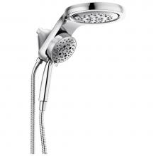 Delta Faucet 58680 - Universal Showering Components HydroRain® H2OKinetic® 5-Setting Two-in-One Shower Head